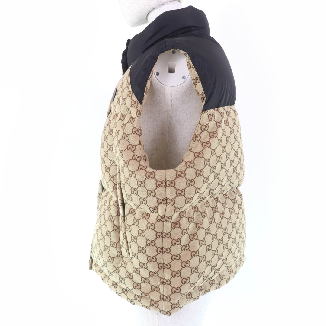 Excellent GUCCI Down vest Brown cotton Women 38 717547