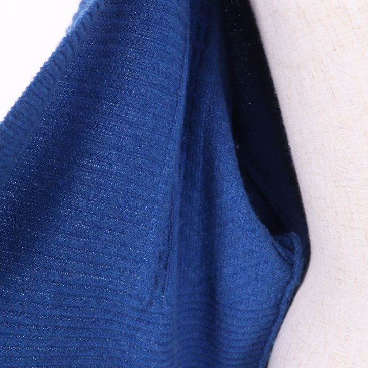 Excellent CHANEL cardigan blue cotton Women 38 P53610K06955