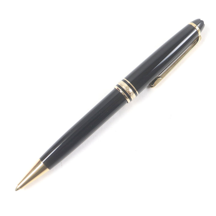 Excellent MONTBLANC Ballpoint pen Meisterstck Classic Twist type Black gold mens