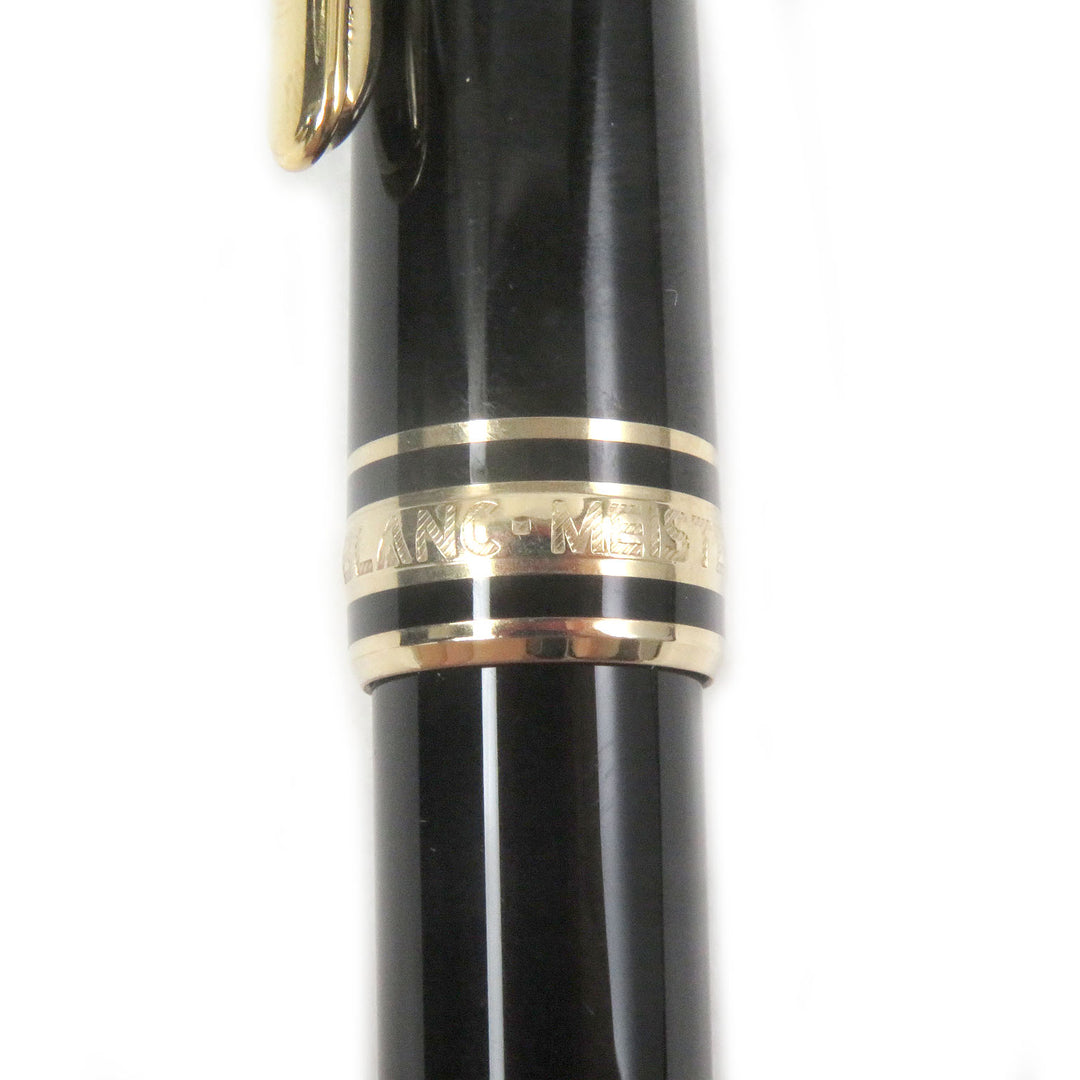 Excellent MONTBLANC Ballpoint pen Meisterstck Classic Twist type Black gold mens