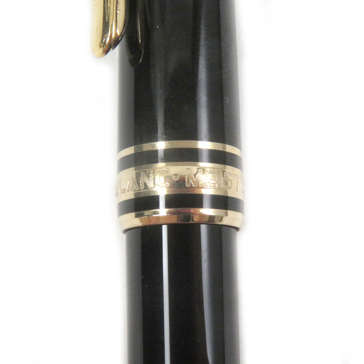 Excellent MONTBLANC Ballpoint pen Meisterstck Classic Twist type Black gold mens