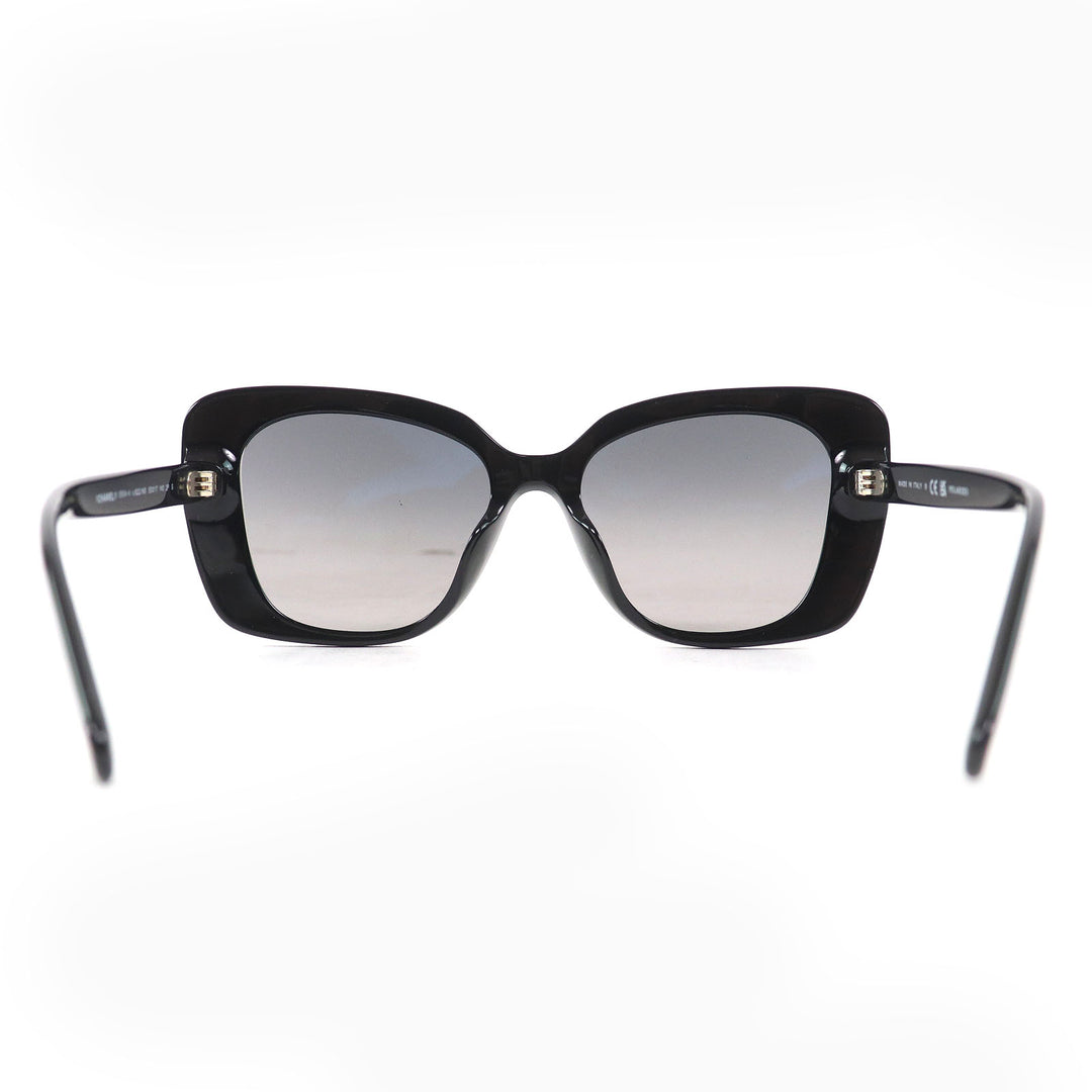 Excellent CHANEL sunglasses rectangle shape eyewear COCO Mark side logo 5504