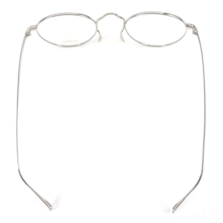 Excellent ayame Glasses MANRAY Boston Frame Silver mens