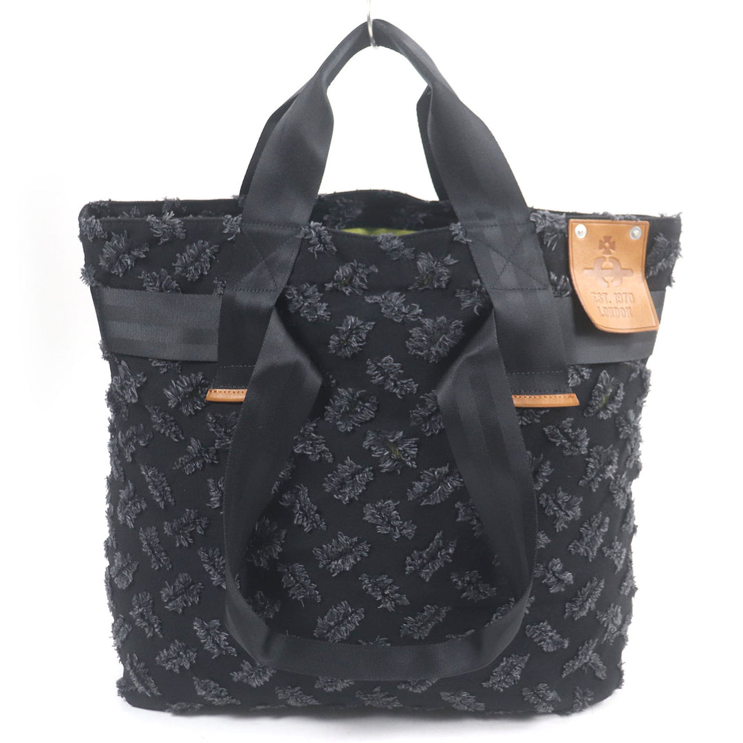 Great Vivienne Westwood Tote Bag black canvas mens