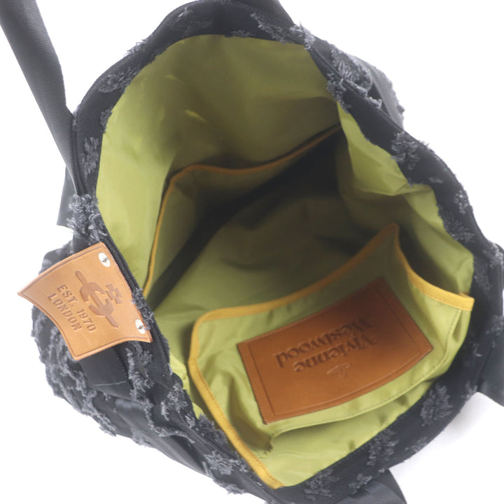 Great Vivienne Westwood Tote Bag black canvas mens