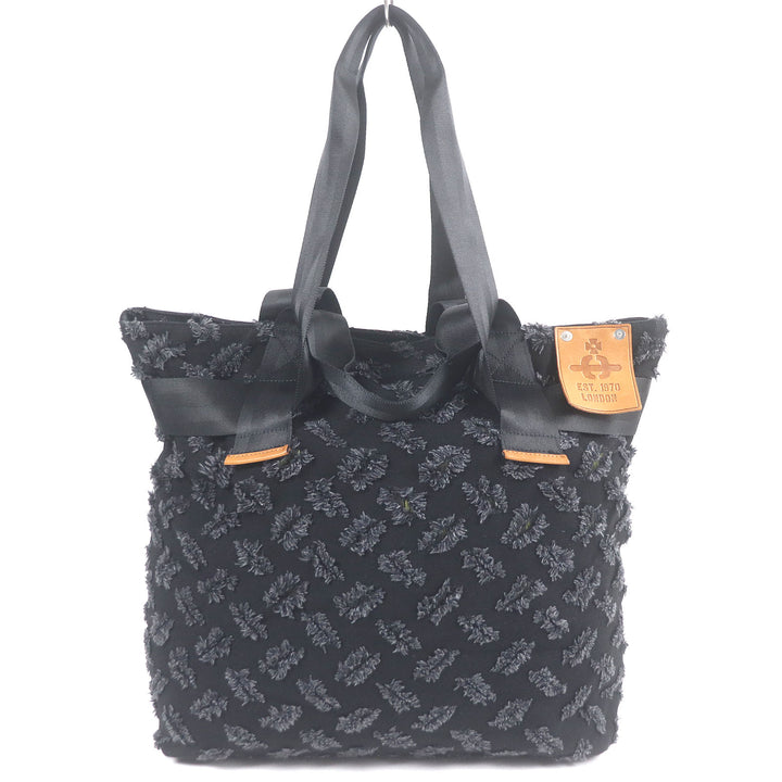 Great Vivienne Westwood Tote Bag black canvas mens