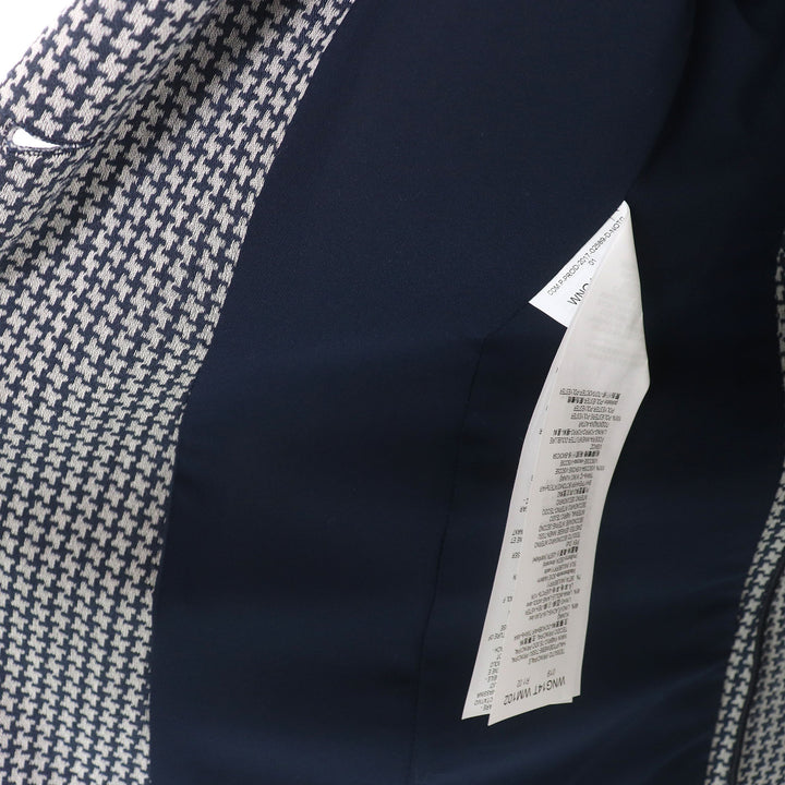 Excellent EMPORIO ARMANI tailored jacket All-over pattern design Single Women 40