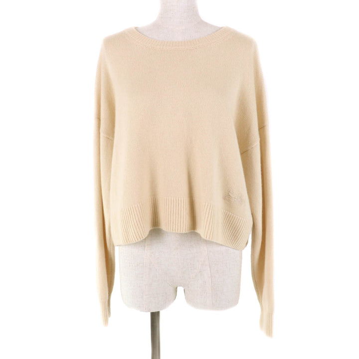 Great CELINE sweater Sulky Embroidery Crew Neck cashmere Women XS 2A20O152I