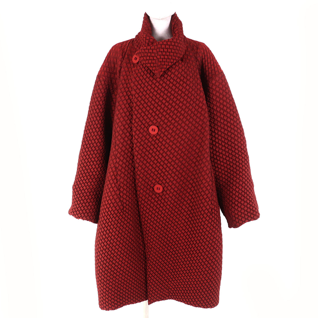 ISSEY MIYAKE coat 3D Steam Stretch Bubble Coat Deformed Women 2 IM94FA501