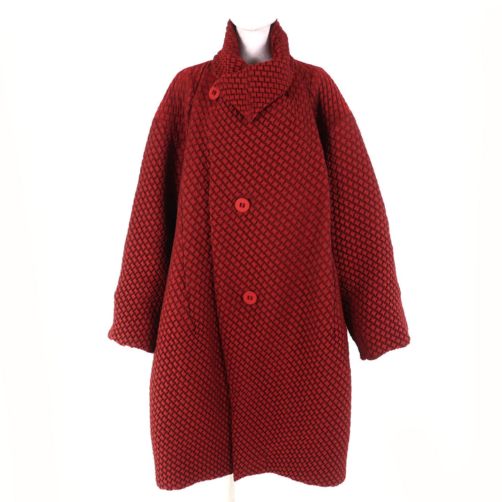 ISSEY MIYAKE coat 3D Steam Stretch Bubble Coat Deformed Women 2 IM94FA501