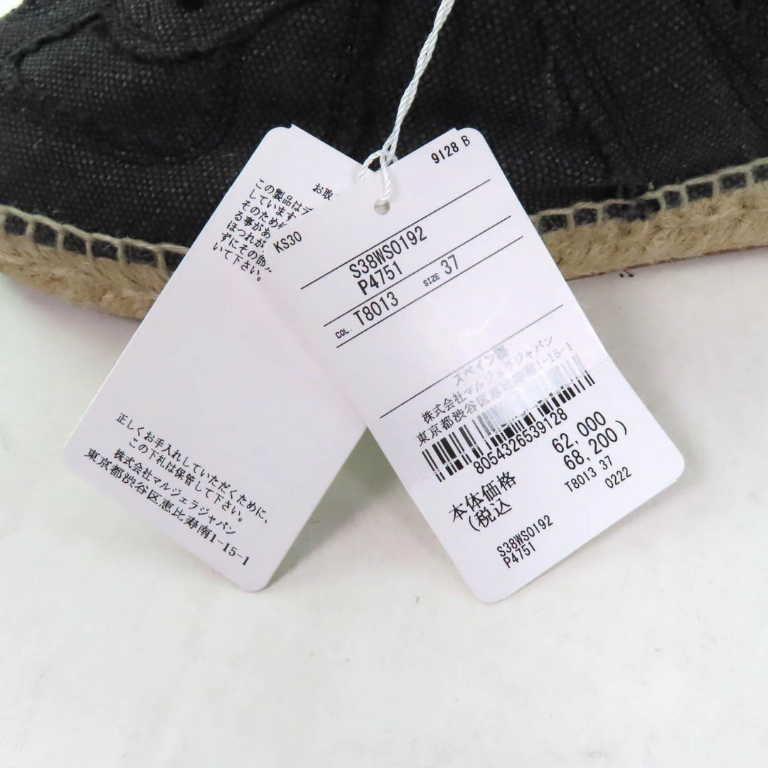 Pristine Maison Margiela 22 sneakers Espadrilles Lace-up Denim Clogs Women 37