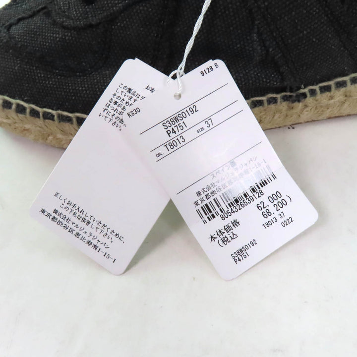 Pristine Maison Margiela 22 sneakers Espadrilles Lace-up Denim Clogs Women 37