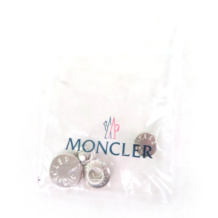 Pristine MONCLER Down vest RODEIA ZIP UP LEATHER VEST DOWN WITH LOGO BUTTON