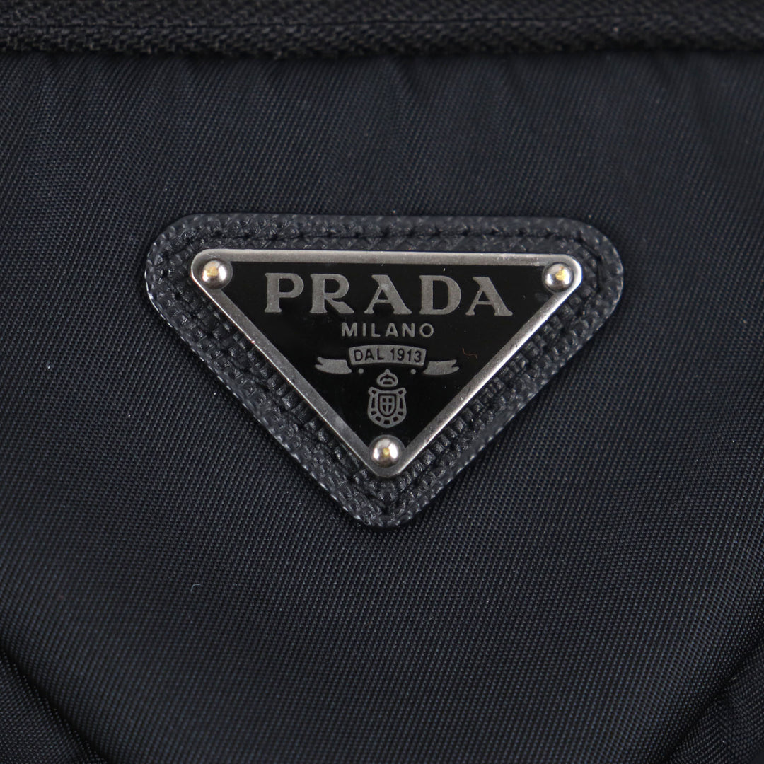 PRADA Bomber jacket Re-Nylon Zip Up black polyamide (nylon) mens S SGC006