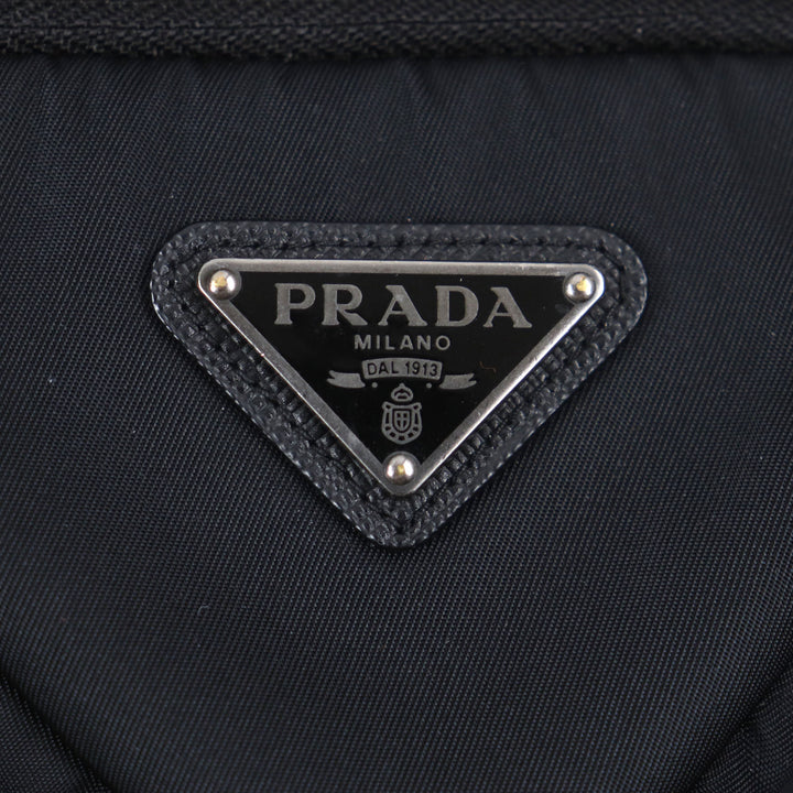 PRADA Bomber jacket Re-Nylon Zip Up black polyamide (nylon) mens S SGC006