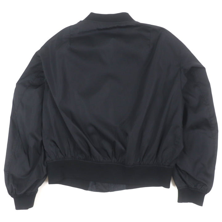 Excellent PRADA Bomber jacket black polyamide (nylon) mens S SGC006