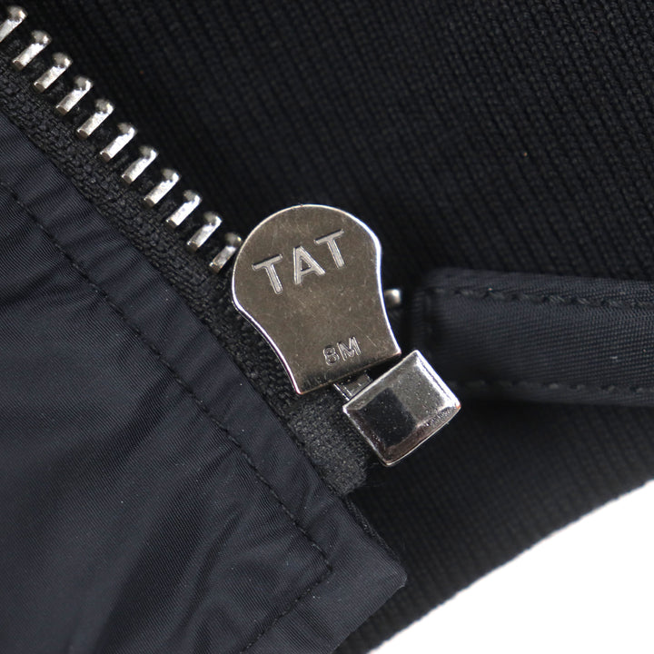 Excellent PRADA Bomber jacket black polyamide (nylon) mens S SGC006