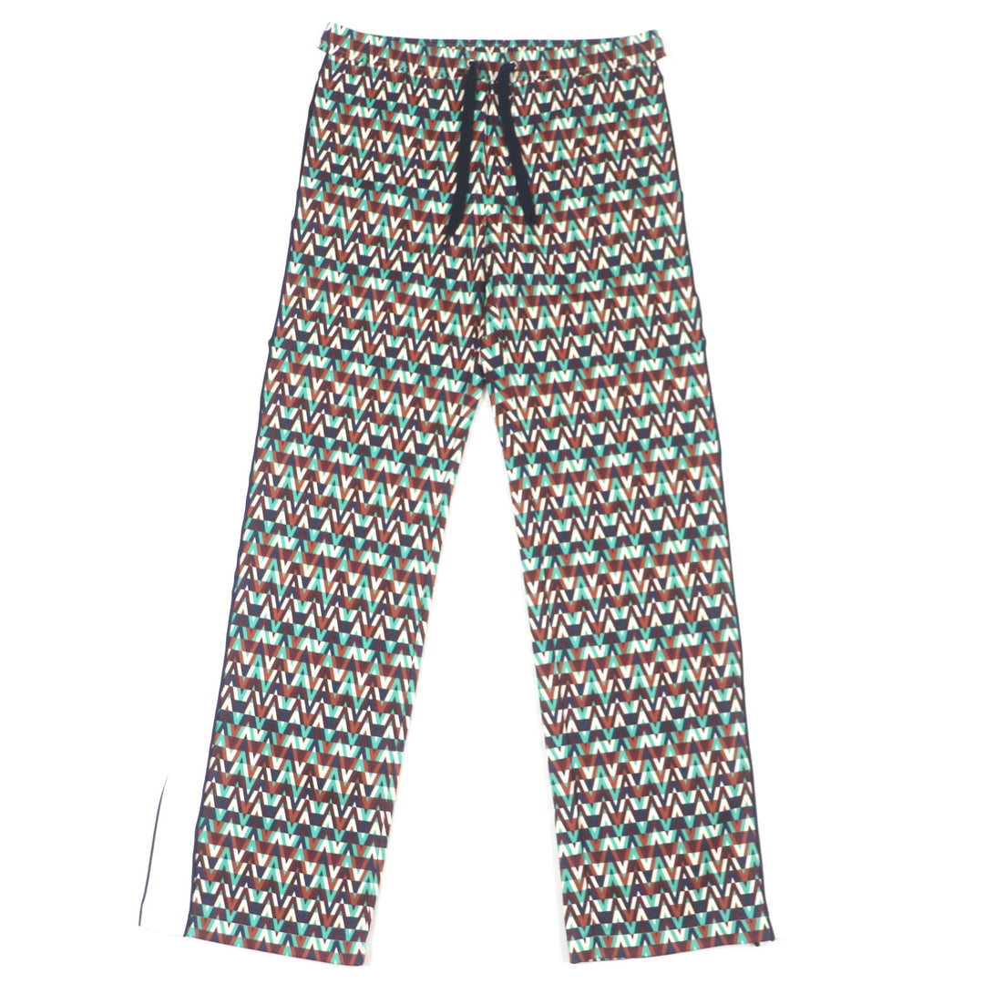 Pristine VALENTINO Pants All-Over Printed Drawstring Pants truck L XV3MD03C859