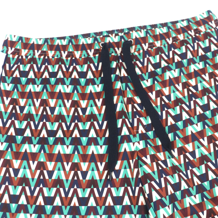 Pristine VALENTINO Pants All-Over Printed Drawstring Pants truck L XV3MD03C859