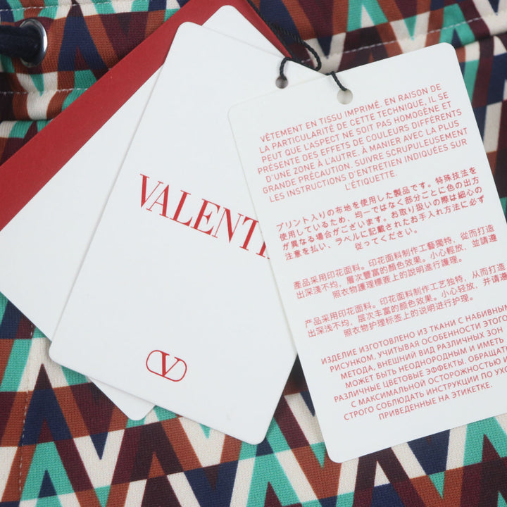 Pristine VALENTINO Pants All-Over Printed Drawstring Pants truck L XV3MD03C859