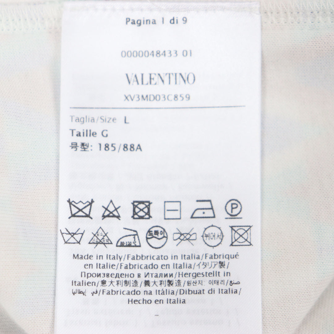Pristine VALENTINO Pants All-Over Printed Drawstring Pants truck L XV3MD03C859