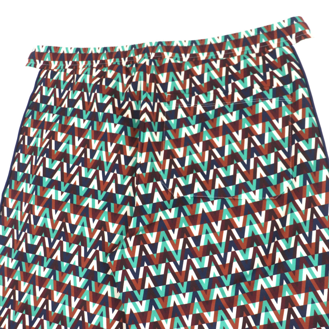 Pristine VALENTINO Pants All-Over Printed Drawstring Pants truck L XV3MD03C859