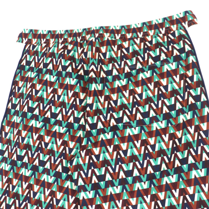Pristine VALENTINO Pants All-Over Printed Drawstring Pants truck L XV3MD03C859