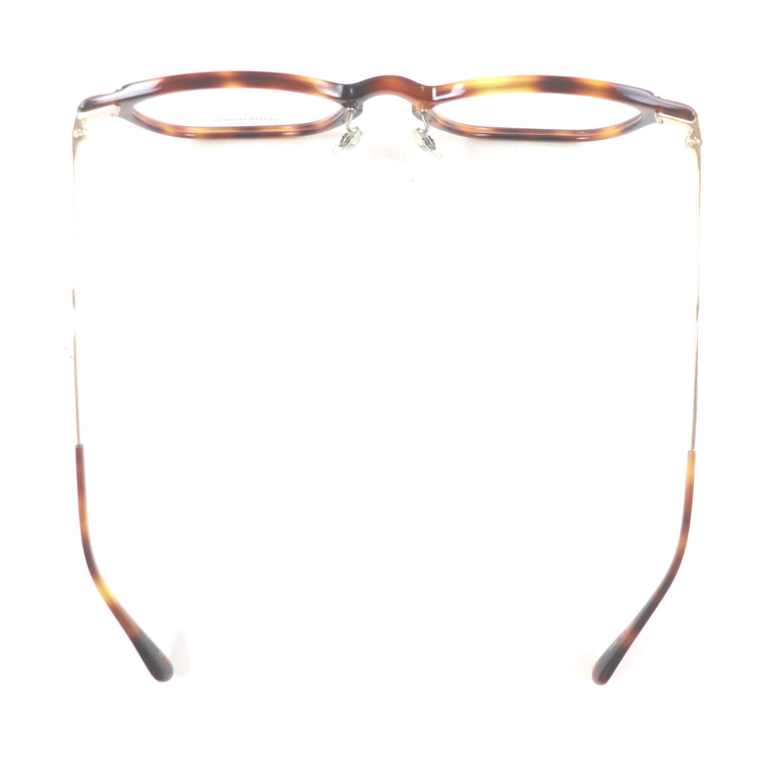 Pristine OLIVER PEOPLES Glasses Hadley DM Pattern Wellington Shape Clear brown mens