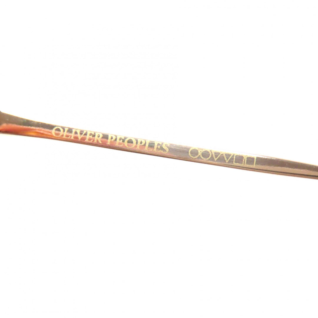 Pristine OLIVER PEOPLES Glasses Hadley DM Pattern Wellington Shape Clear brown mens