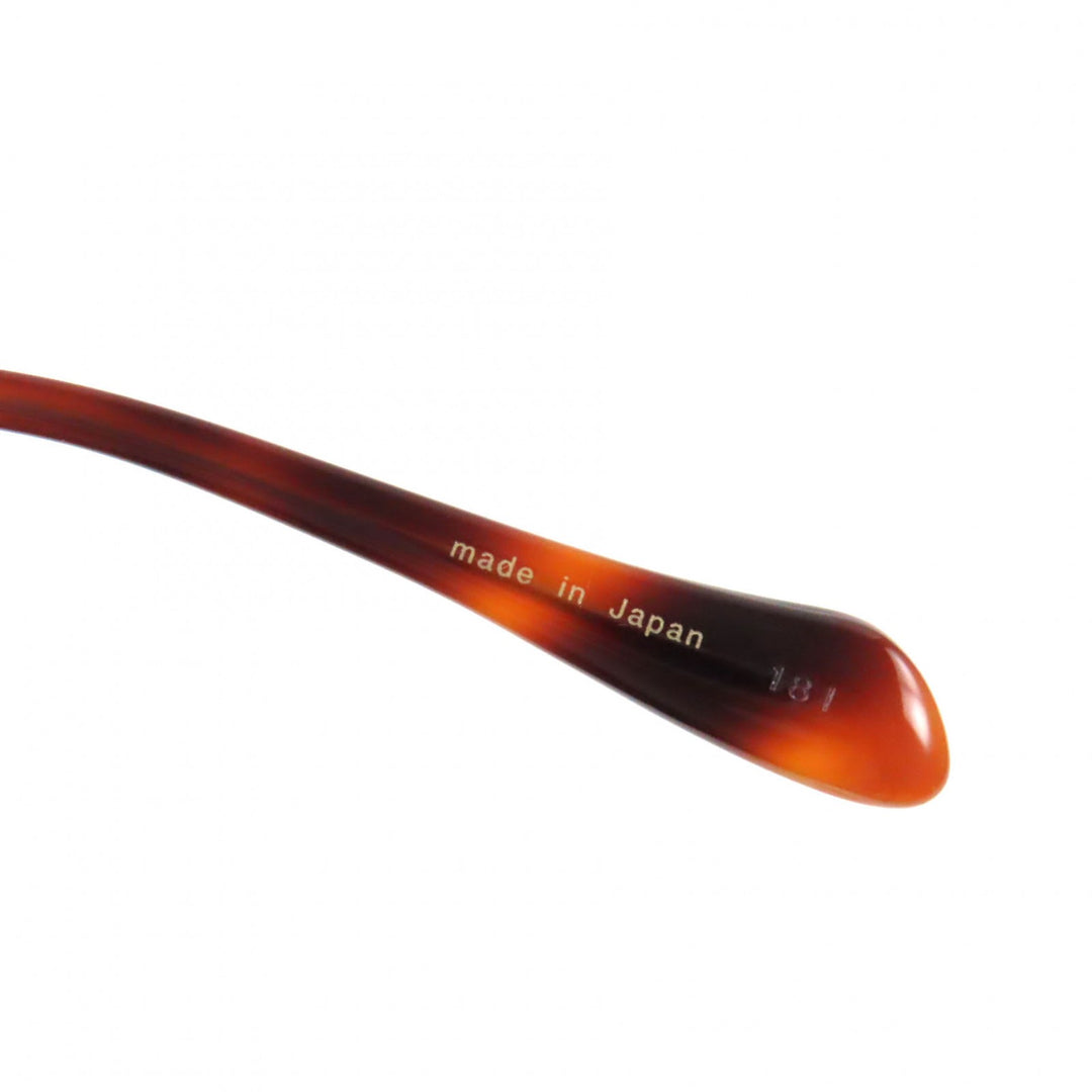 Pristine OLIVER PEOPLES Glasses Hadley DM Pattern Wellington Shape Clear brown mens