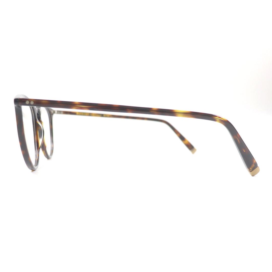 Excellent MOSCOT Glasses JARED Marble Pattern Round Shape Clear brown mens