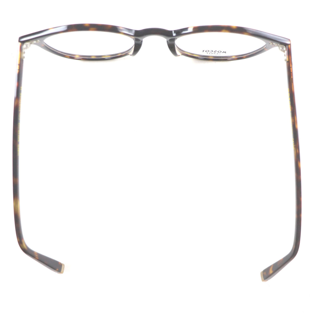 Excellent MOSCOT Glasses JARED Marble Pattern Round Shape Clear brown mens