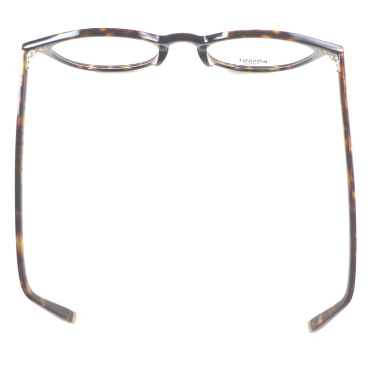 Excellent MOSCOT Glasses JARED Marble Pattern Round Shape Clear brown mens