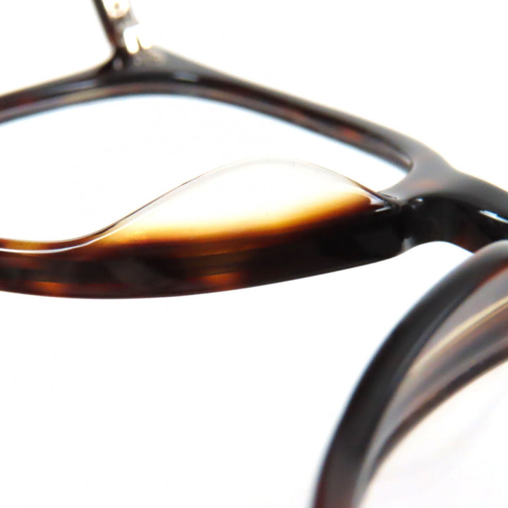 Excellent MOSCOT Glasses JARED Marble Pattern Round Shape Clear brown mens