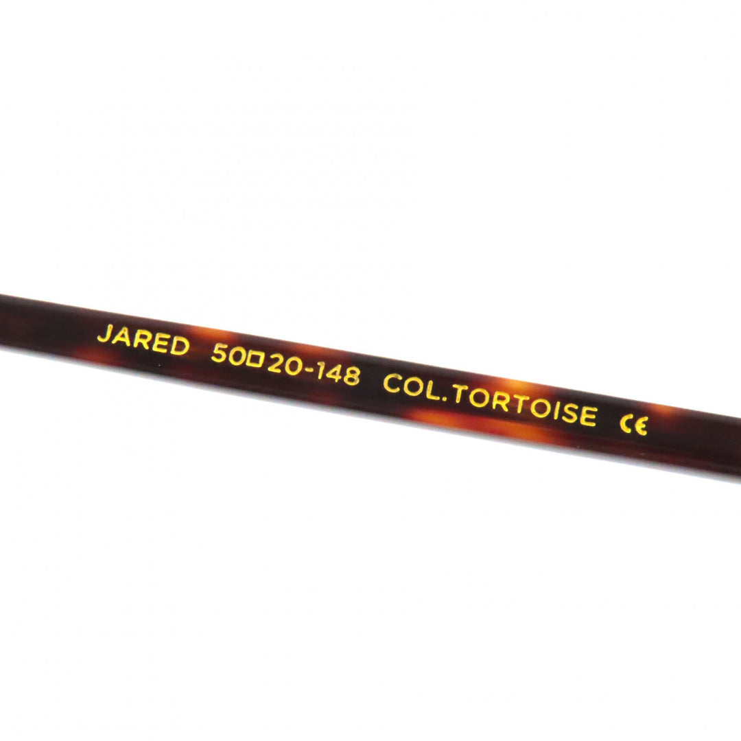 Excellent MOSCOT Glasses JARED Marble Pattern Round Shape Clear brown mens