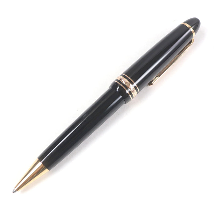 Great MONTBLANC Ballpoint pen Meisterstckle Grand Twist type Black gold mens