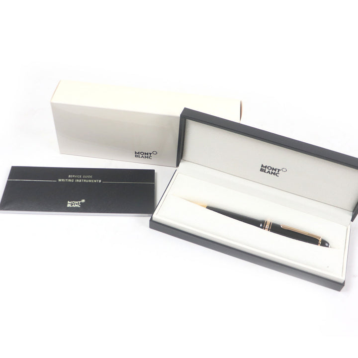 Great MONTBLANC Ballpoint pen Meisterstckle Grand Twist type Black gold mens
