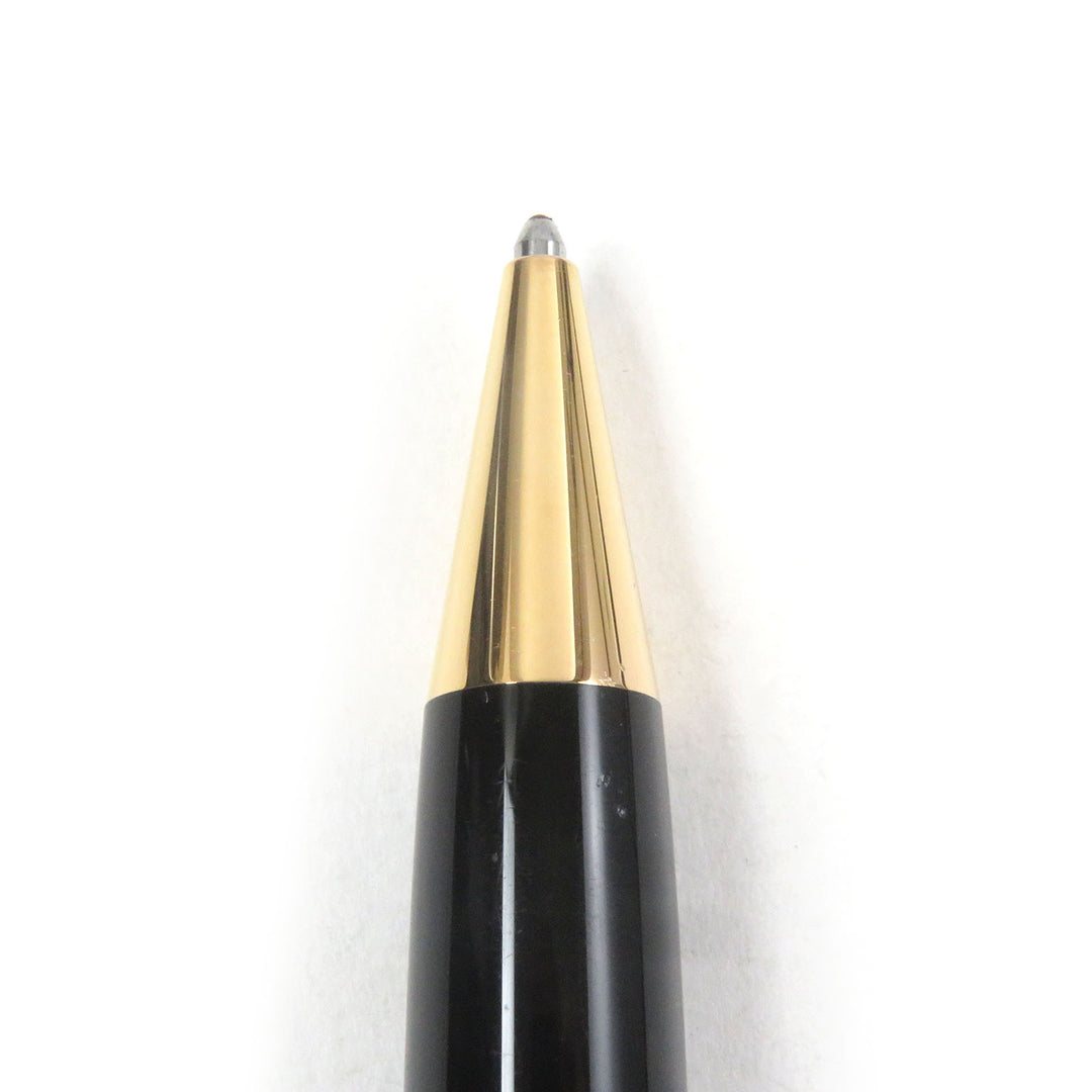 Great MONTBLANC Ballpoint pen Meisterstckle Grand Twist type Black gold mens