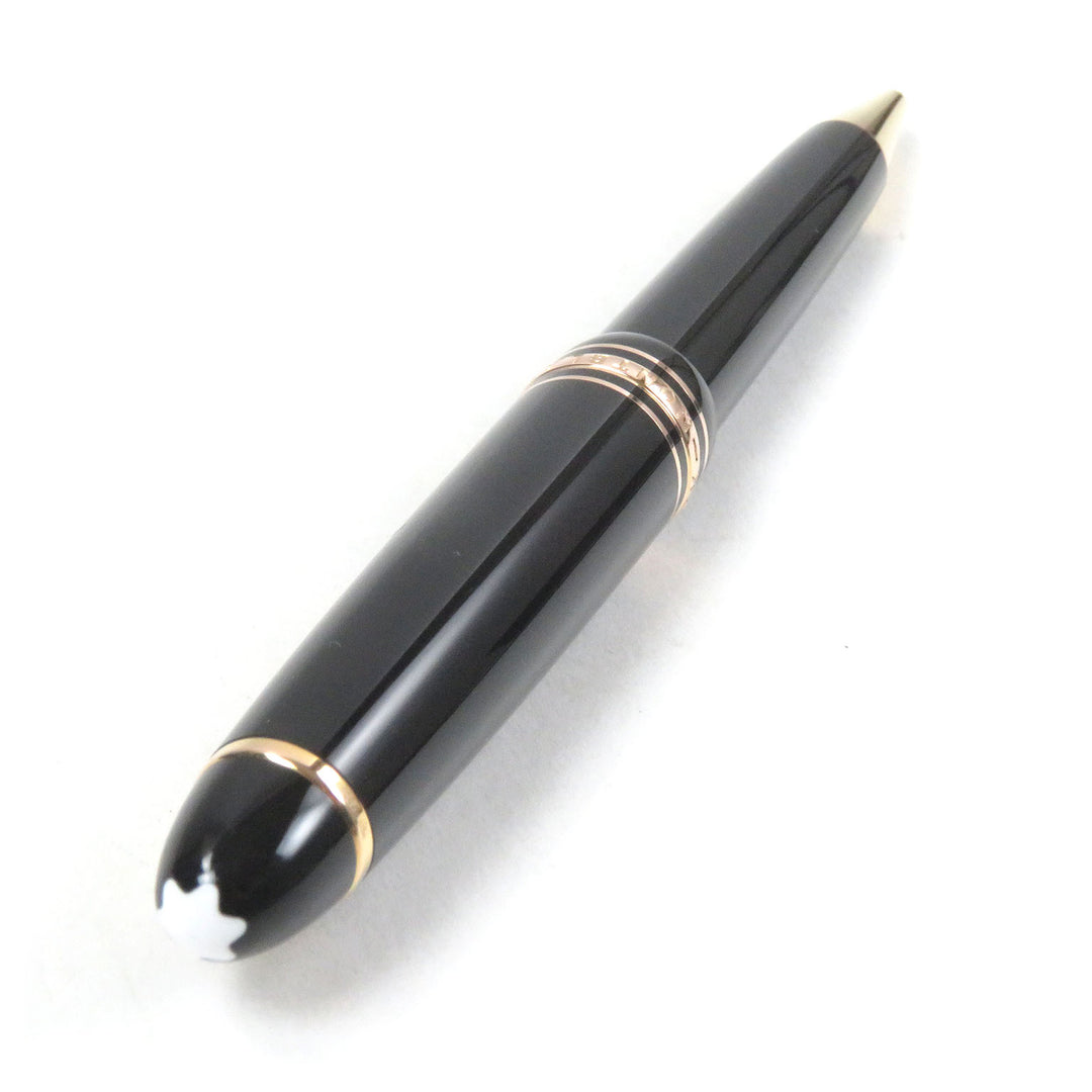 Great MONTBLANC Ballpoint pen Meisterstckle Grand Twist type Black gold mens