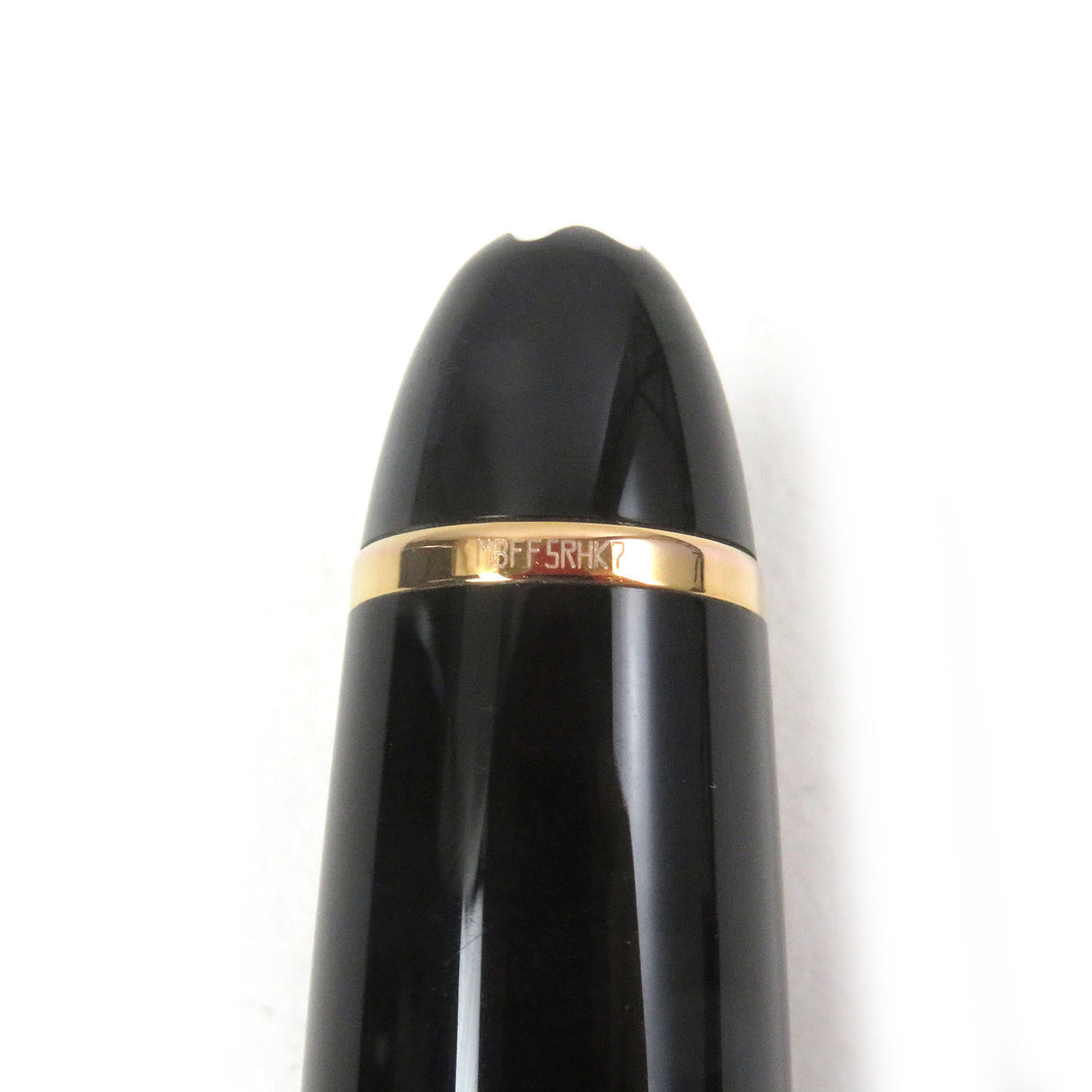 Great MONTBLANC Ballpoint pen Meisterstckle Grand Twist type Black gold mens