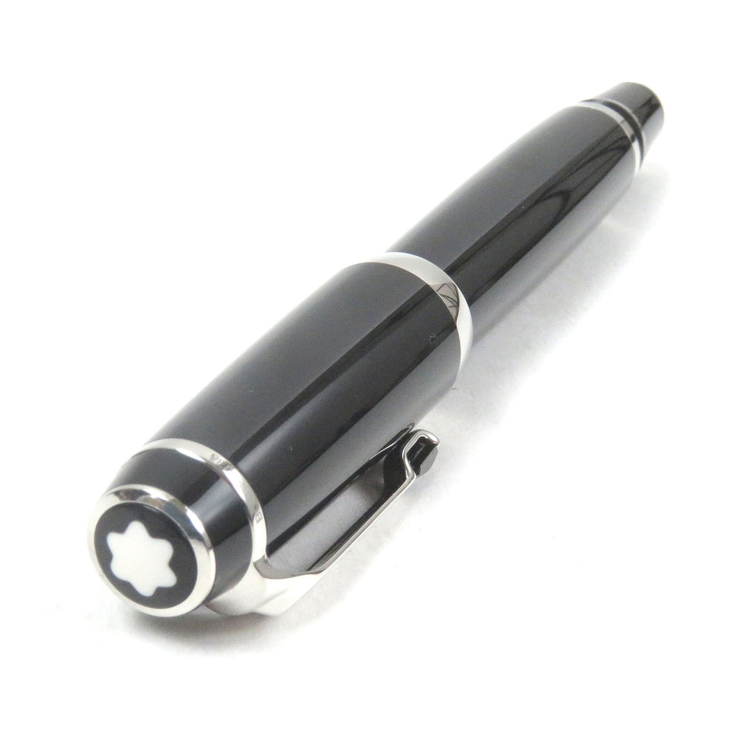 Excellent MONTBLANC Ballpoint pen BOHEME Cap type Black Silver Colored Gemstones