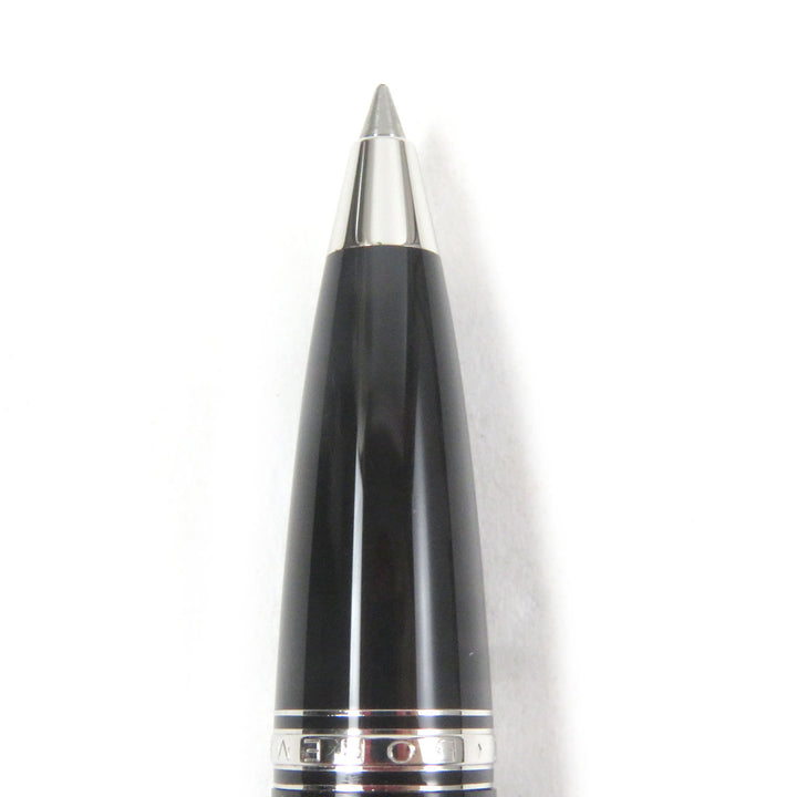 Excellent MONTBLANC Ballpoint pen BOHEME Cap type Black Silver Colored Gemstones