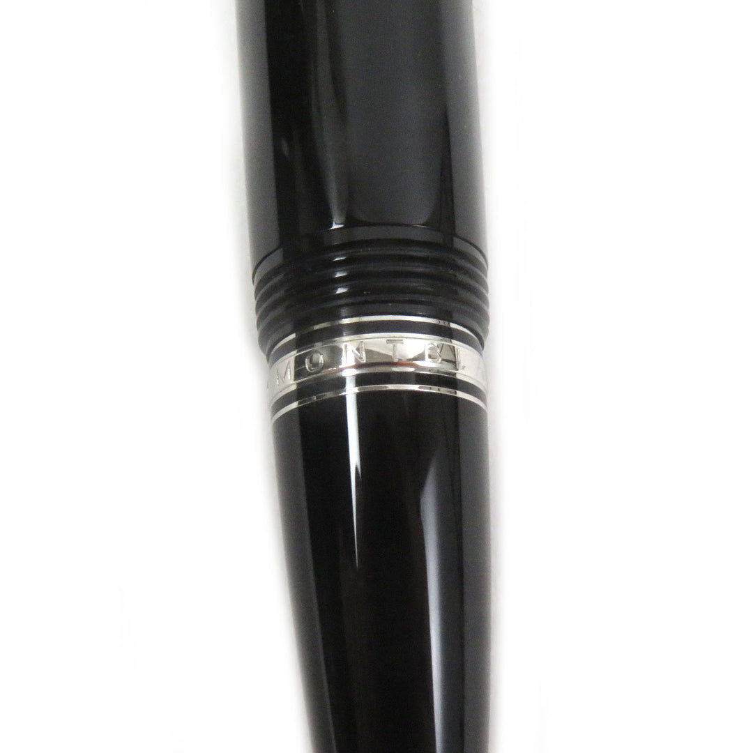 Excellent MONTBLANC Ballpoint pen BOHEME Cap type Black Silver Colored Gemstones