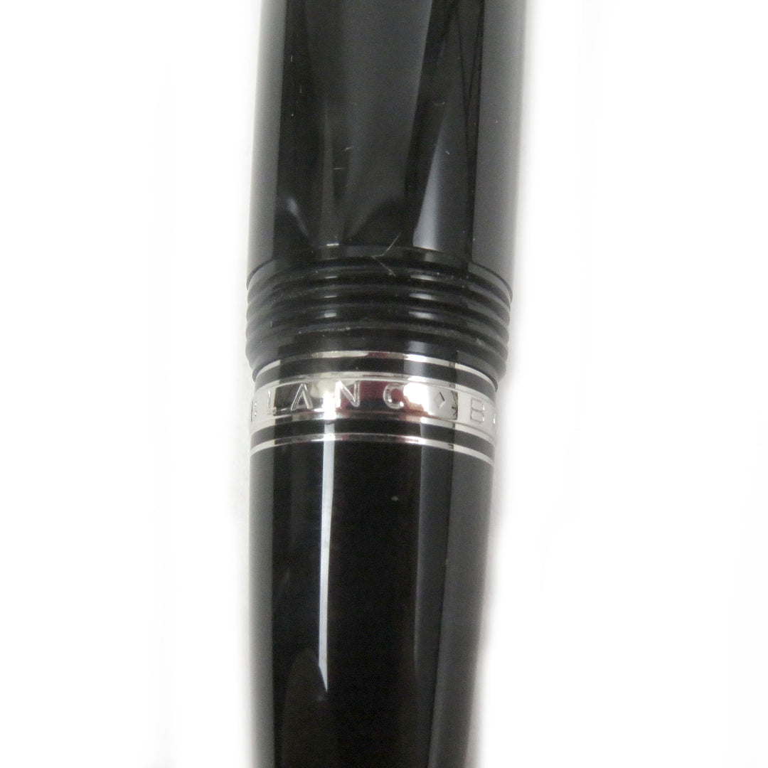 Excellent MONTBLANC Ballpoint pen BOHEME Cap type Black Silver Colored Gemstones