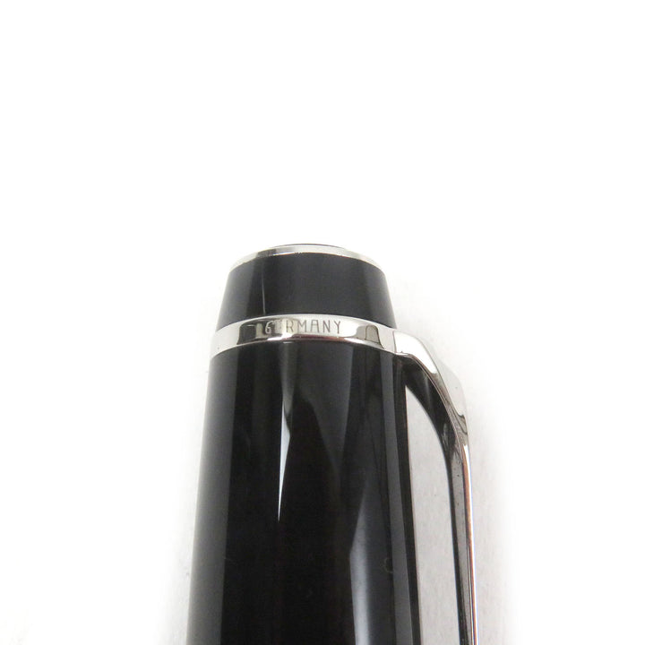 Excellent MONTBLANC Ballpoint pen BOHEME Cap type Black Silver Colored Gemstones