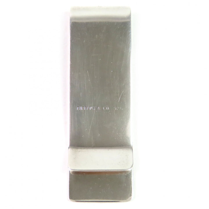 Very Good TIFFANY&Co. Money clip Logo engraved bill clip Silver SV925 mens