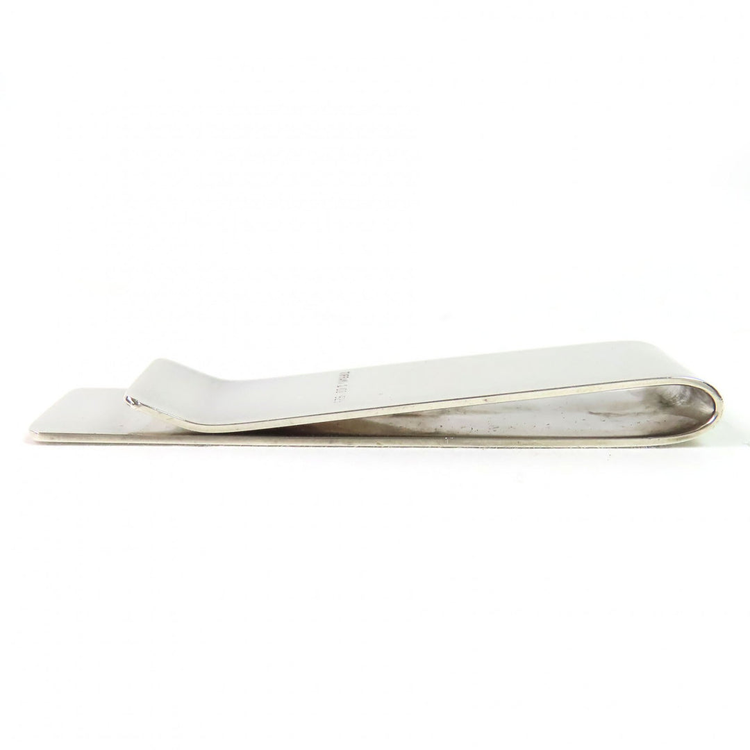 Very Good TIFFANY&Co. Money clip Logo engraved bill clip Silver SV925 mens