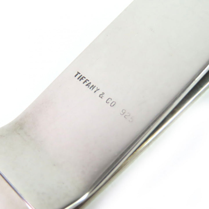 Very Good TIFFANY&Co. Money clip Logo engraved bill clip Silver SV925 mens