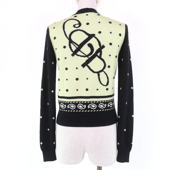 Excellent HERMES cardigan HARNAIS DE COUR Court harness cashmere 36 2H2703D8