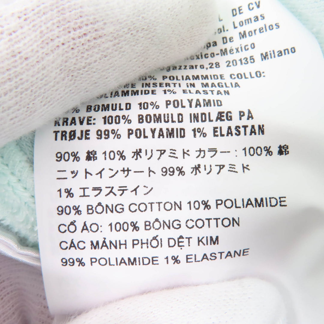 Great MIUMIU one piece Logo embroidered, pile, short sleeves green Women 40